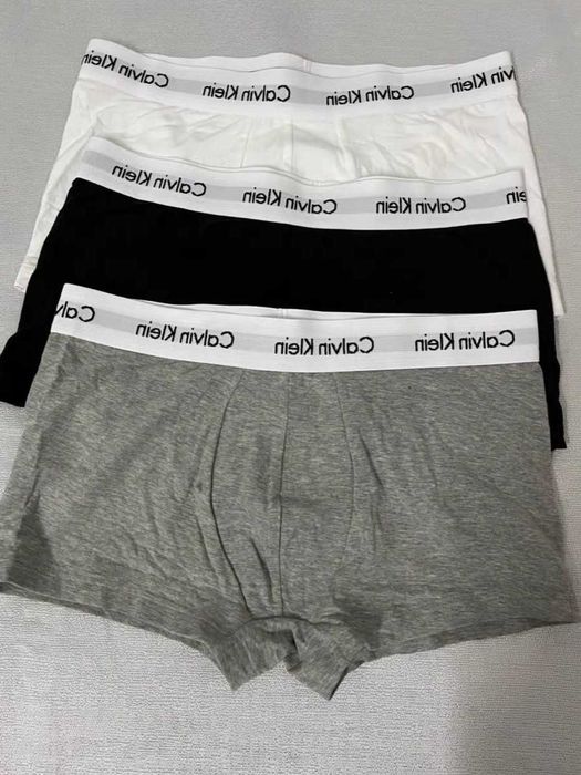 Calvin Klein Męskie bawełniane majtki - 3 sztuki, uniwersalne