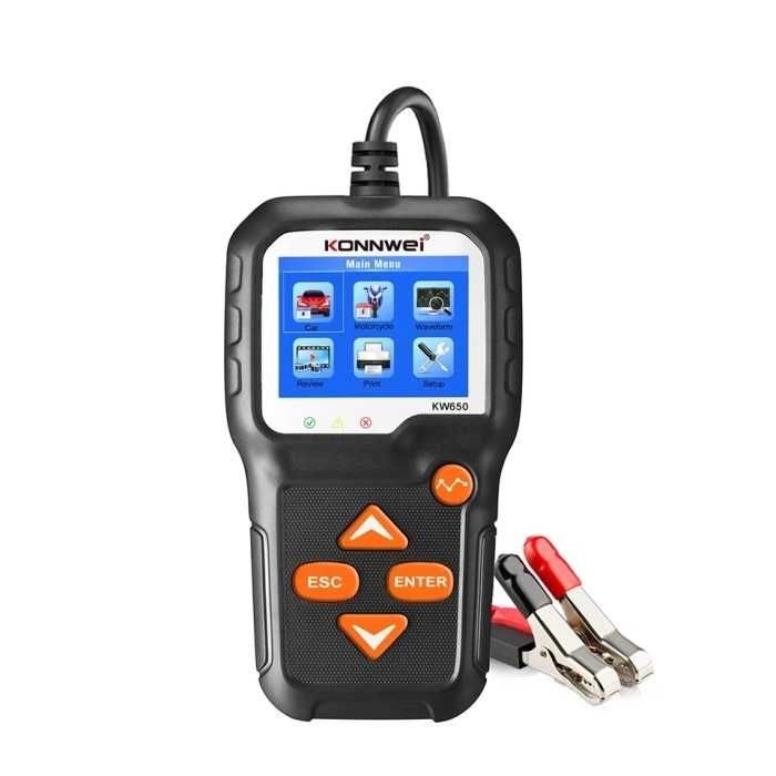 Тестеры АКБ KONNWEI KW208\KW218\KW600\KW650. Русский язык