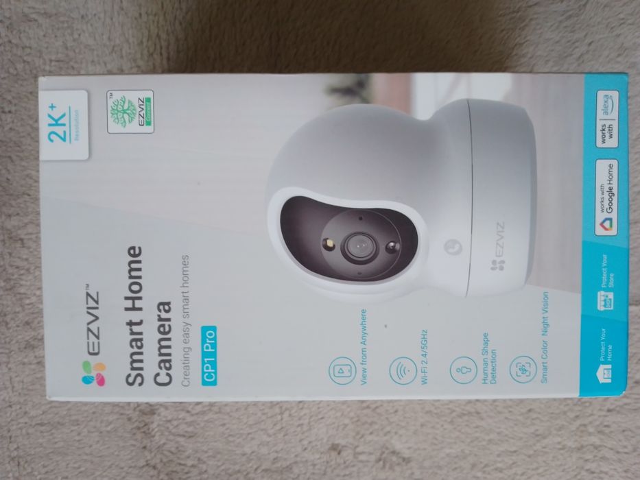 Розумна поворотна Wi-Fi камера EZVIZ CP1 Pro 2K+ (Відеоняня / Охорона)
