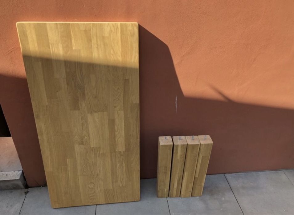 Stolik stół dębowy naturalny