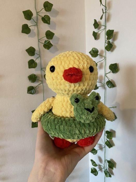 Kaczuszka na szydełku