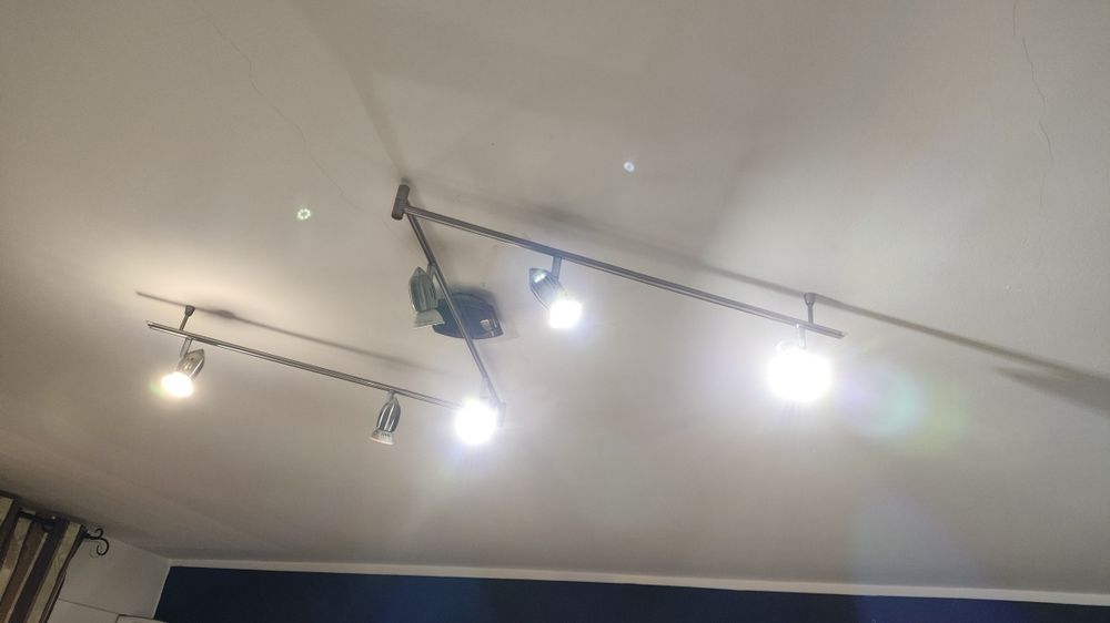 Candeeiro teto 6 lâmpadas