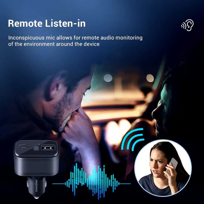 Ładowarka samochodowa lokalizator GPS podsłuch Micodus MV77G