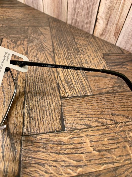Okulary korekcyjne czarne +3 Lexxoo