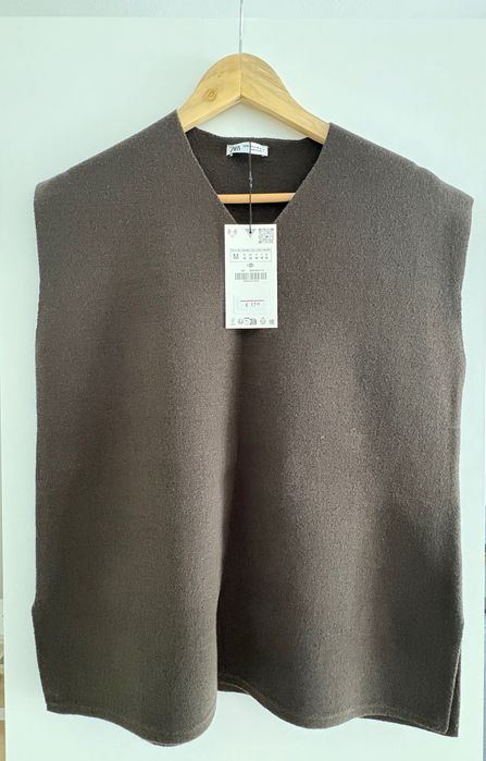 Colete de malha Zara. Novo