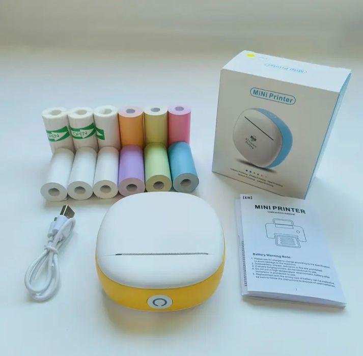 Міні термо принтер дитячий новий