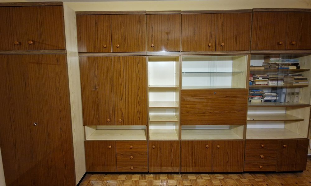 Regał z szafą duży