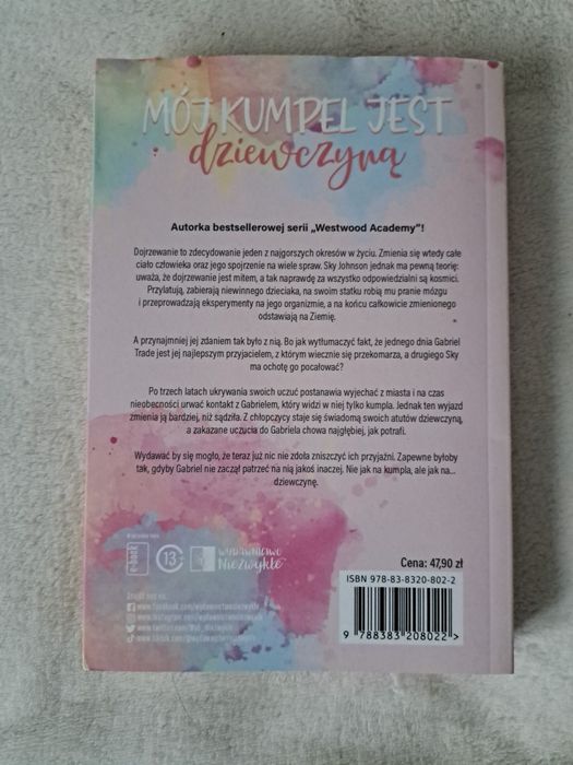 Książka Mój kumpel jest dziewczyną,W.Ancerowicz