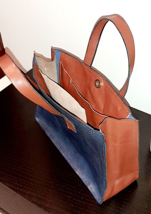 Mala de senhora em pele