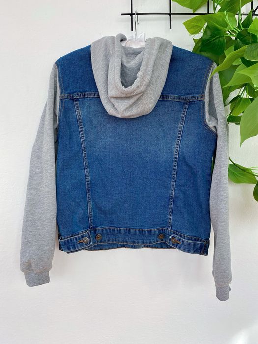 Kurtka jeansowa z kapturem damska