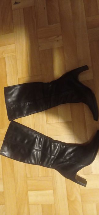 kozaki czarne  lux skóra!