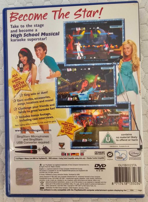 High School Musical Sing It para PS2