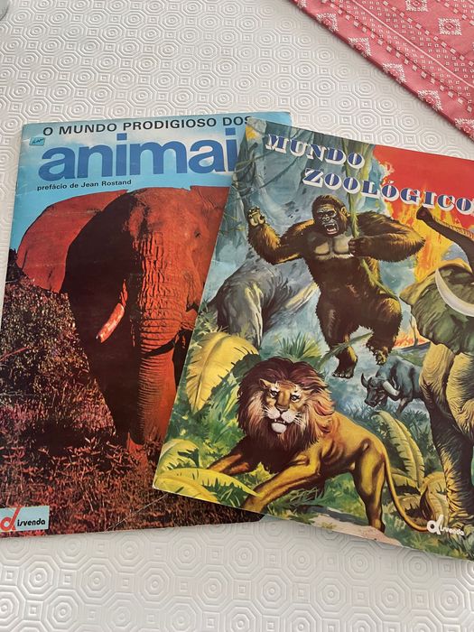 Cadernetas completas mundo animal