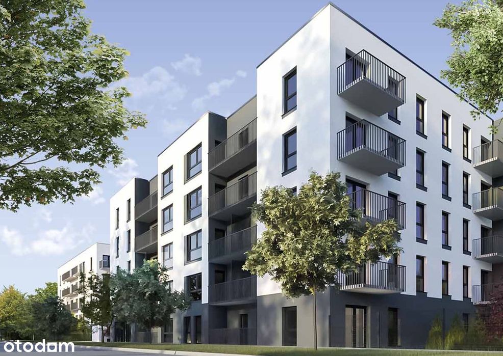Nowe 3 pokoje 46 m² | Garaż | Komórka 3 m² Balkon | Funkcjonalny układ – pohled 3