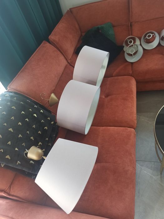 Żyrandol i kinkiety  3 szt lampa pokojowa kinkiety 9 szt kinkiet