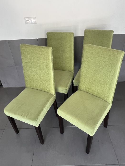 Conjunto 4 cadeiras cor verde