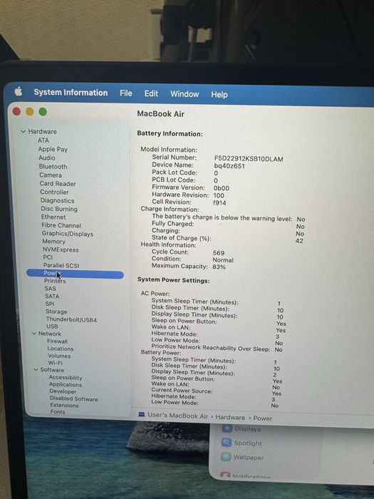 MacBook Air M2 8/256