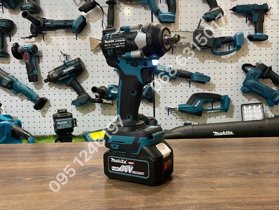 Гайковерт акумуляторный безщеточный Makita DTW500BL 36V 8A винтоверт
