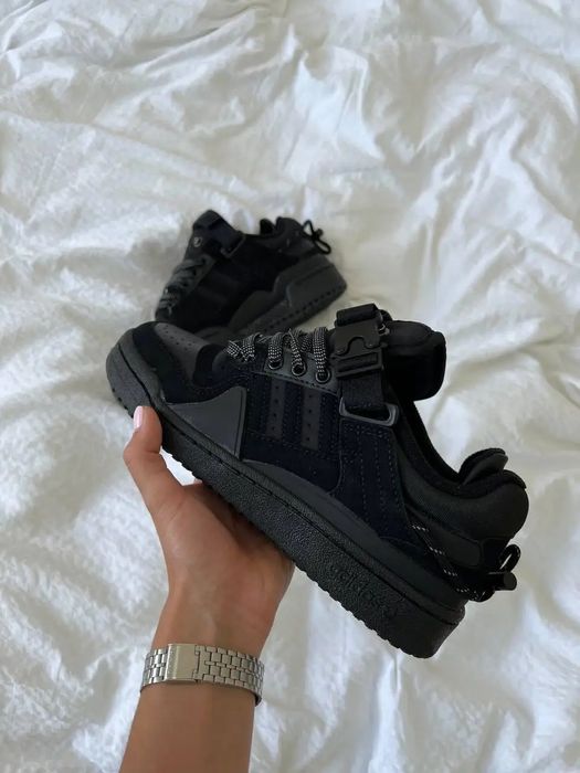Чоловічі кросівки Adidas Forum low x Bad Bunny Black