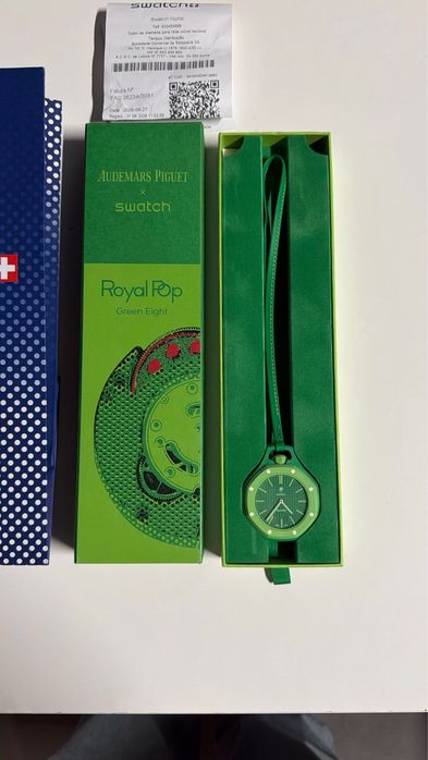Swatch x Audemars Piguet AP Bioceramic Royal Pop Green Eight