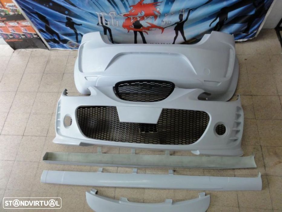 Kit completo em fibra  para-Choques Seat Leon  1P 05-09 Copa Edition