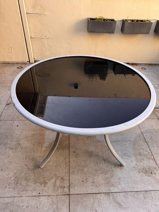 Mesa jardim preta