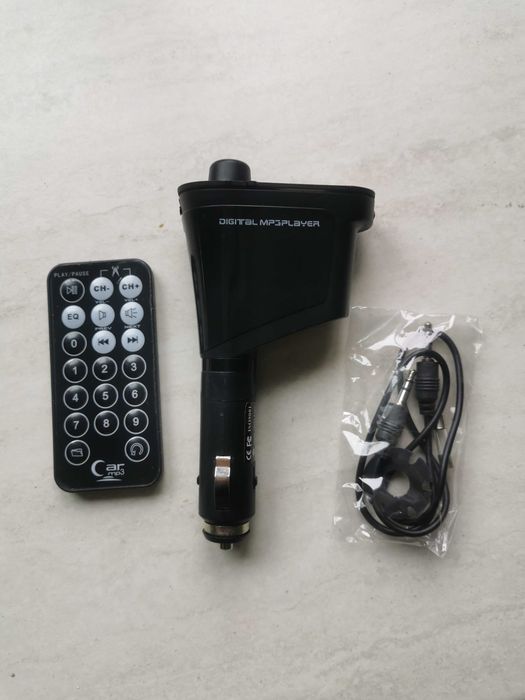 Transmiter samochodowy fm modulator car MP3 wma wireless, nowy