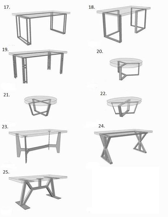 Nowoczesny stół loft rozkładany 200x90 + 2 x 40cm każdy wymiar