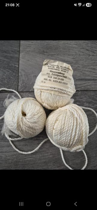 Włóczka ecri zestaw