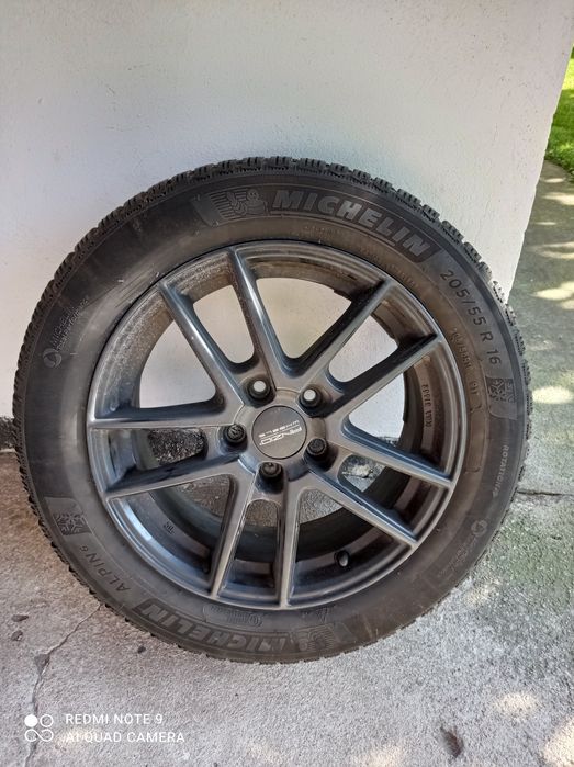 Koła zimowe opony + felgi aluminiowe Michelin 205/55/R16 VOLVO FORD