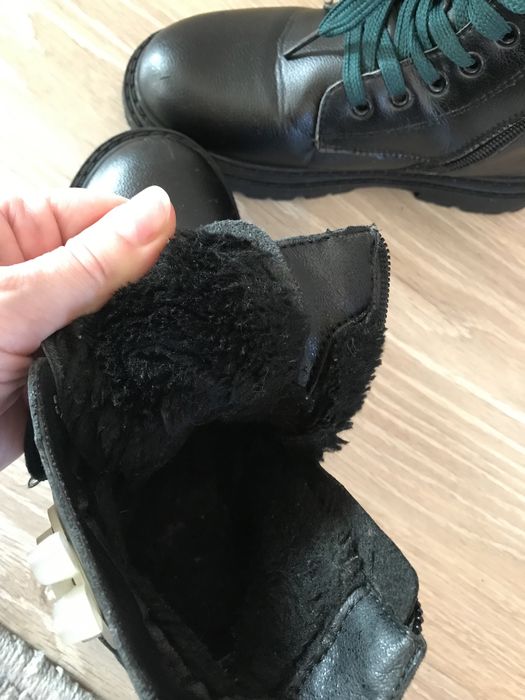 Зимние ботинки на девочку Эко кожа