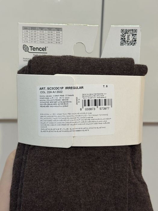 Calzedonia premium ciepłe mięciutkie rajstopy soft warm kaszmir