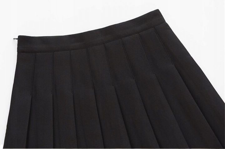 Spódnica Plisowana Mini Spódniczka Z Podszewką