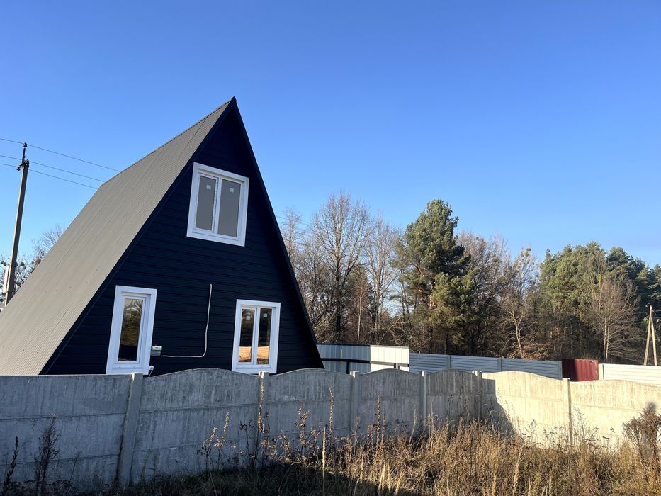 № продаж Каркасний будинок A-Frame з ділянкою 5 соток Камʼяна гора