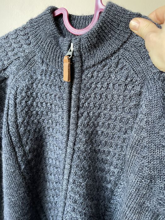 Sweter na suwak merino wełna name it kardigan 134-140