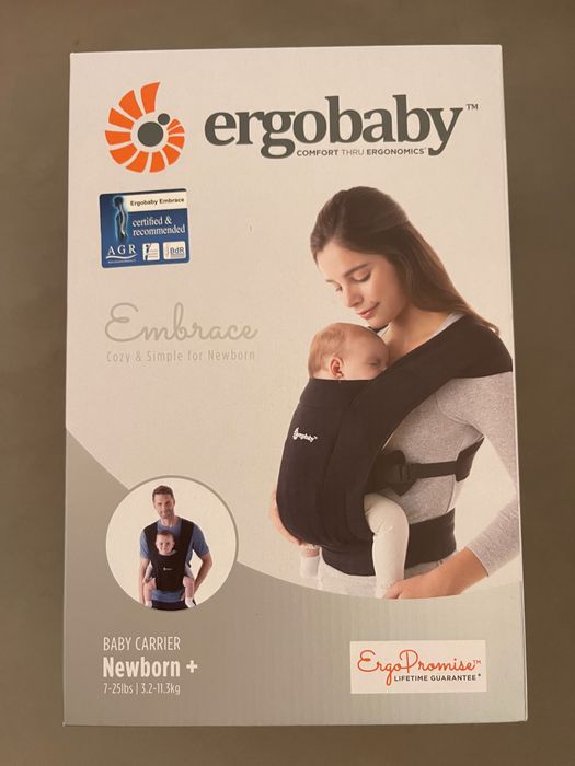 Porta-Bebés Ergobaby Embrace Preto