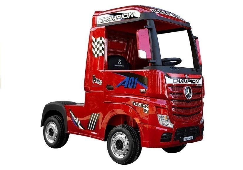 Auto na Akumulator Mercedes Actros Czerwony