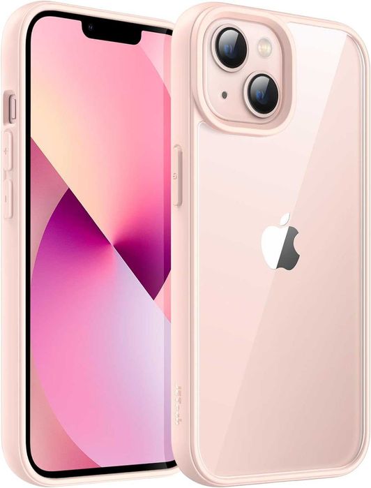 Etui na tył plecki iPhone 13 6,1" osłona bumper jasny różowy matowy