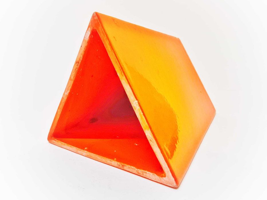 Vaso porta velas de cerâmica Franco Pozzi Space Age Italia anos 70