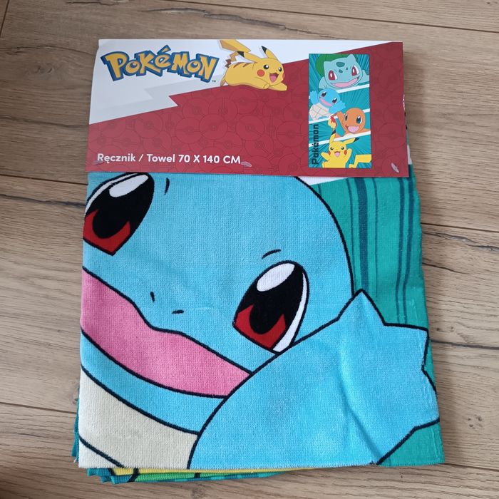 Ręcznik plażowy kąpielowy dla dzieci Pokemon