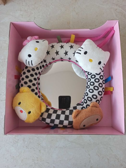 Nowe pluszowe lusterko zabawka do powieszenia Hello Kitty 24 cm