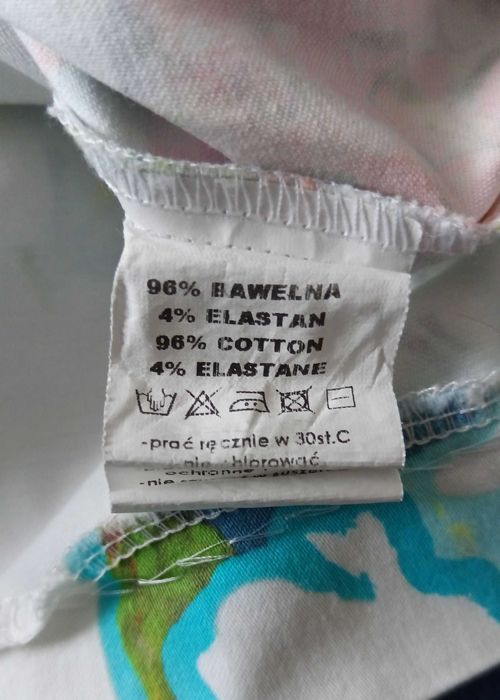 Sukienka w kwiaty na lato Quiosque rozmiar 38/M/10 bawełna