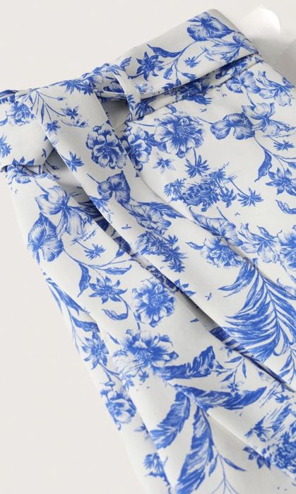 Mango Lazo eleganckie spodnie 36 wysoki stan