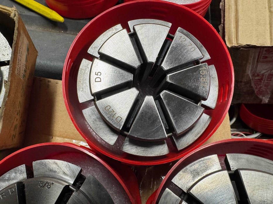 Tuleje zaciskowe D120 do CNC różne średnice