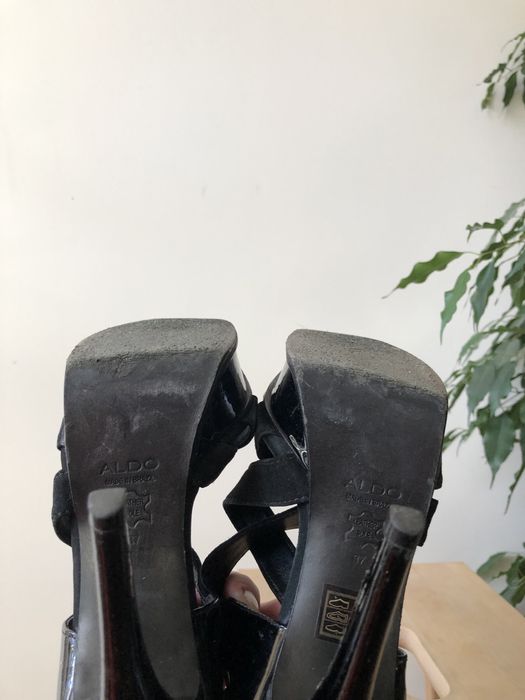 Czarne wysokie szpilki Aldo 37
