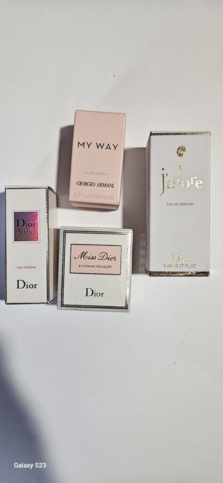 Komplet 4 mini perfum
