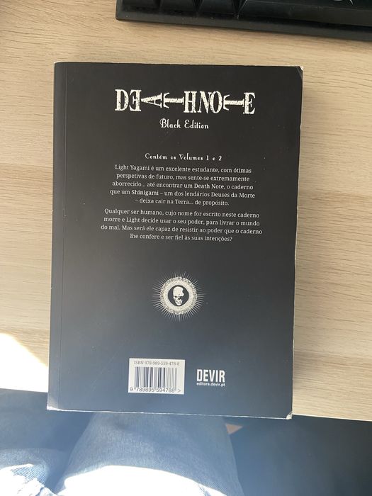 death note mangas vol 1 2 3