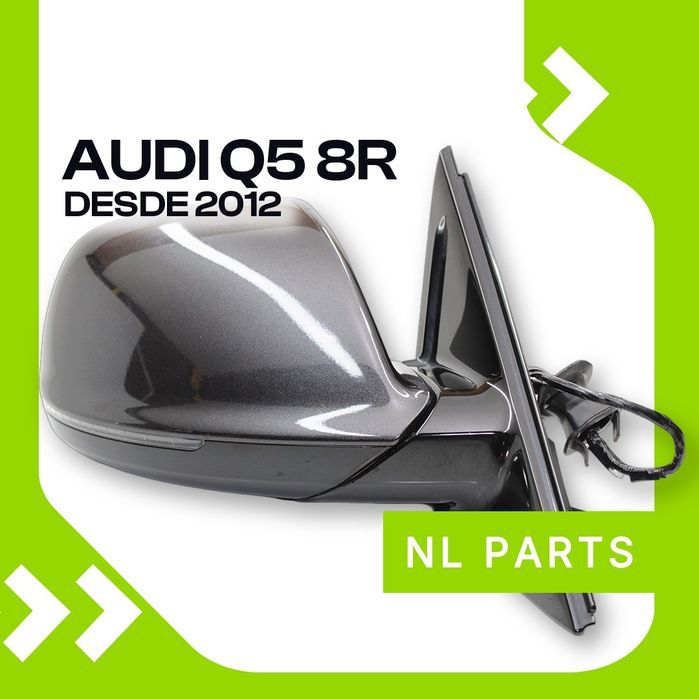 Espelho retrovisor Audi Q5 8R - Rebatível electronicamente - Direito (2012 em diante)