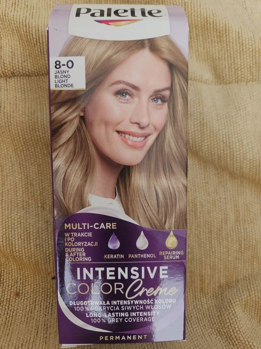 Palette jasny blond farba