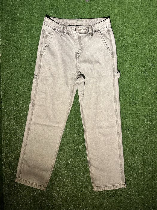 Calças ganga cinzentas